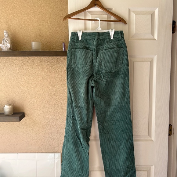 Pac Sun green corduroy pants with embroidery - Picture 2 of 2